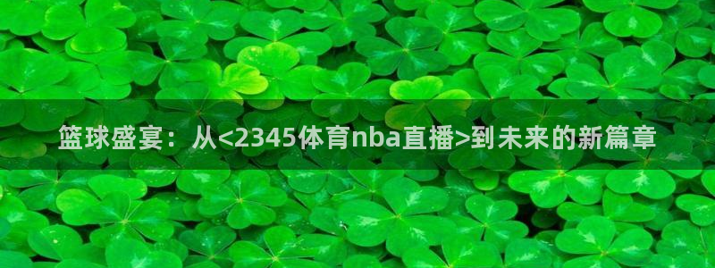 柠檬足球直播体育：篮球盛宴：从<2345体育nba直播>到未来的新篇章